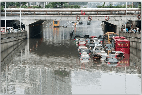 道路積水